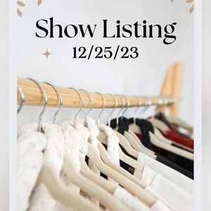 Show Listing 12/24/23